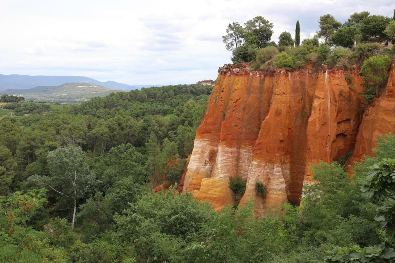 Hotel Camping Le Colorado Rustrel Exterior foto